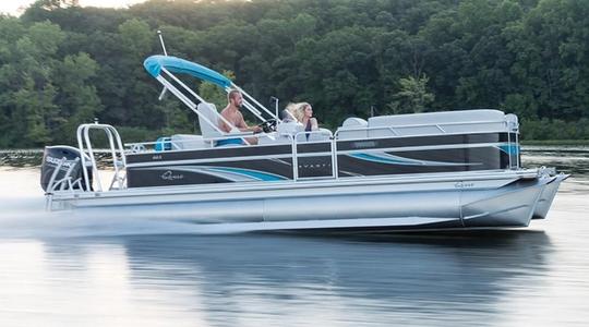 2019 Qwest Pontoons Avanti 823 Lanai DS Bar