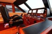Altima 61 Pilothouse lower helm in the pilothouse
