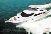 Altima 56 Pilothouse under way with flybridge hardtop