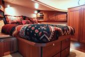 American Tug 365 master cabin with island berth