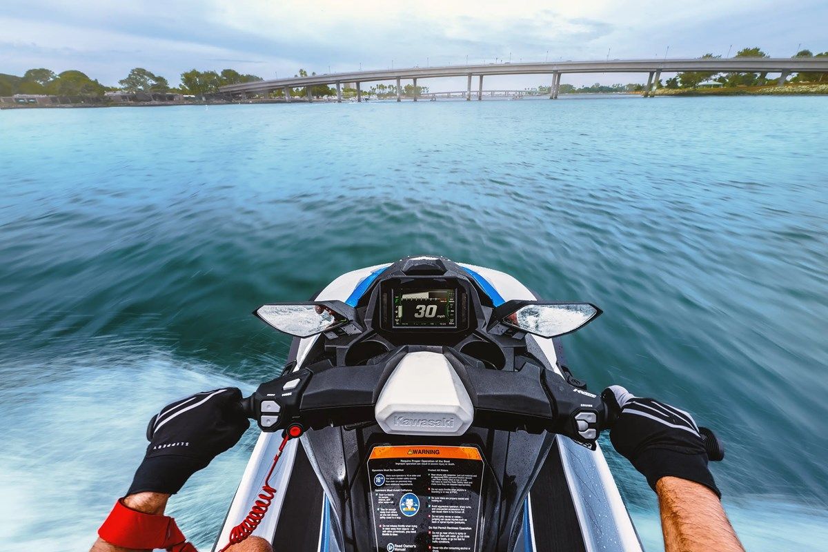Kawasaki Jet Ski STX 160X action shot
