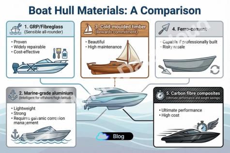 Fibreglass, Aluminium, Wood or Steel? A Captain's Guide to Boat-Building Materials