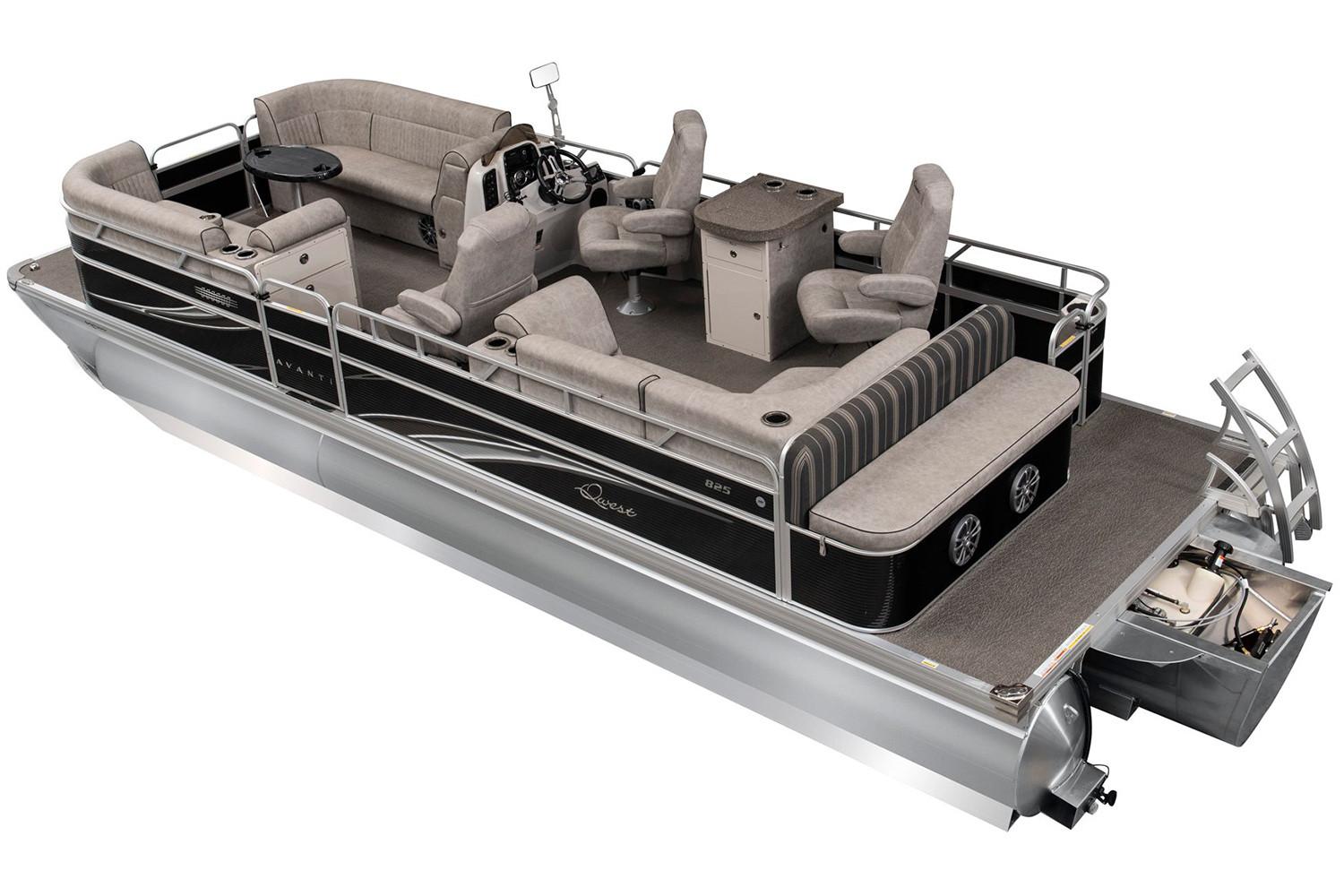 2019 Qwest Pontoons Avanti 823 Lanai DS Bar