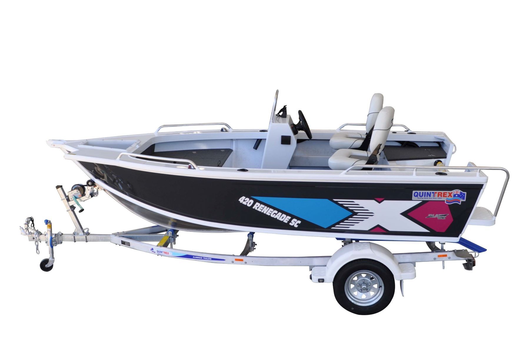 2023 Quintrex 420 Renegade Side Console