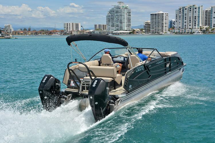 2021 Crest Pontroons Continental 270 NX SLS Twin