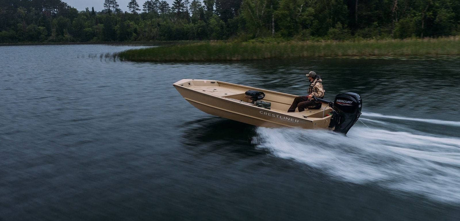 2021 Crestliner 1860 Retriever Jon Deluxe