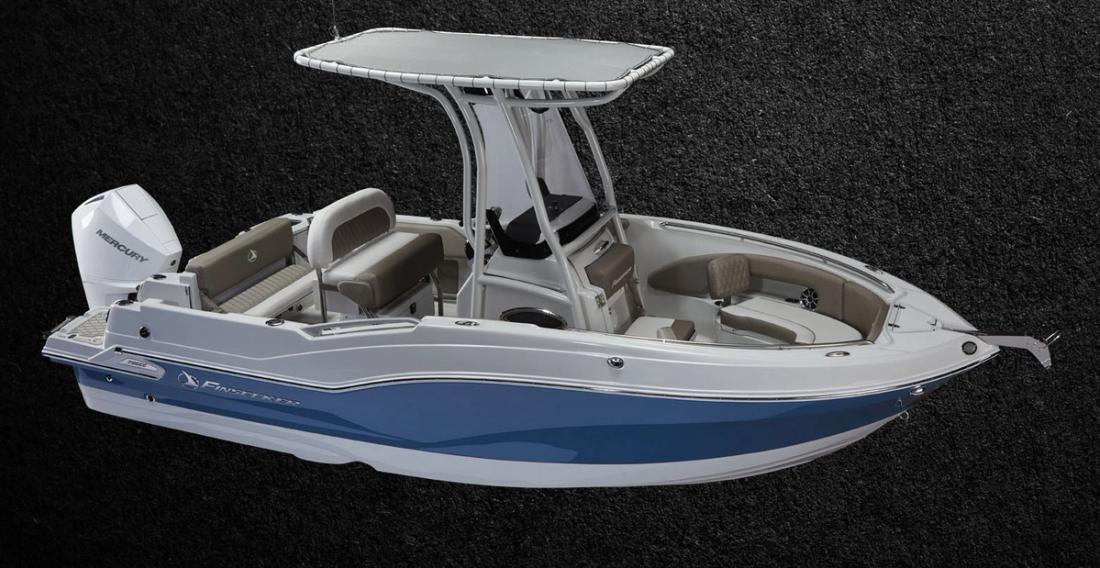 Finseeker by Crownline 210 CC centre console with T-top