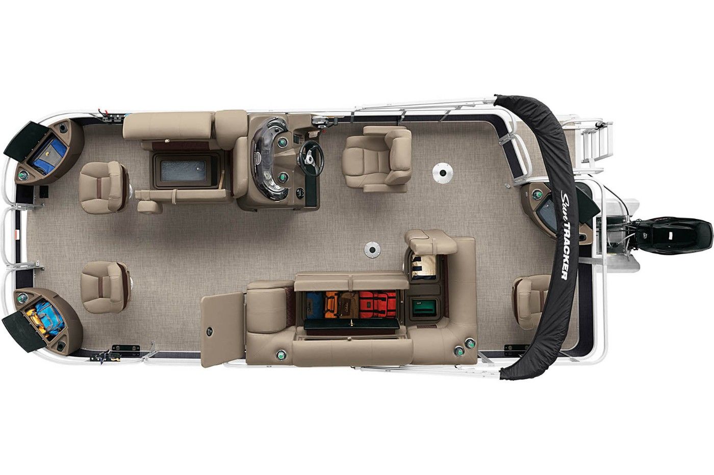 2021 Sun Tracker Fishin' Barge 20 DLX