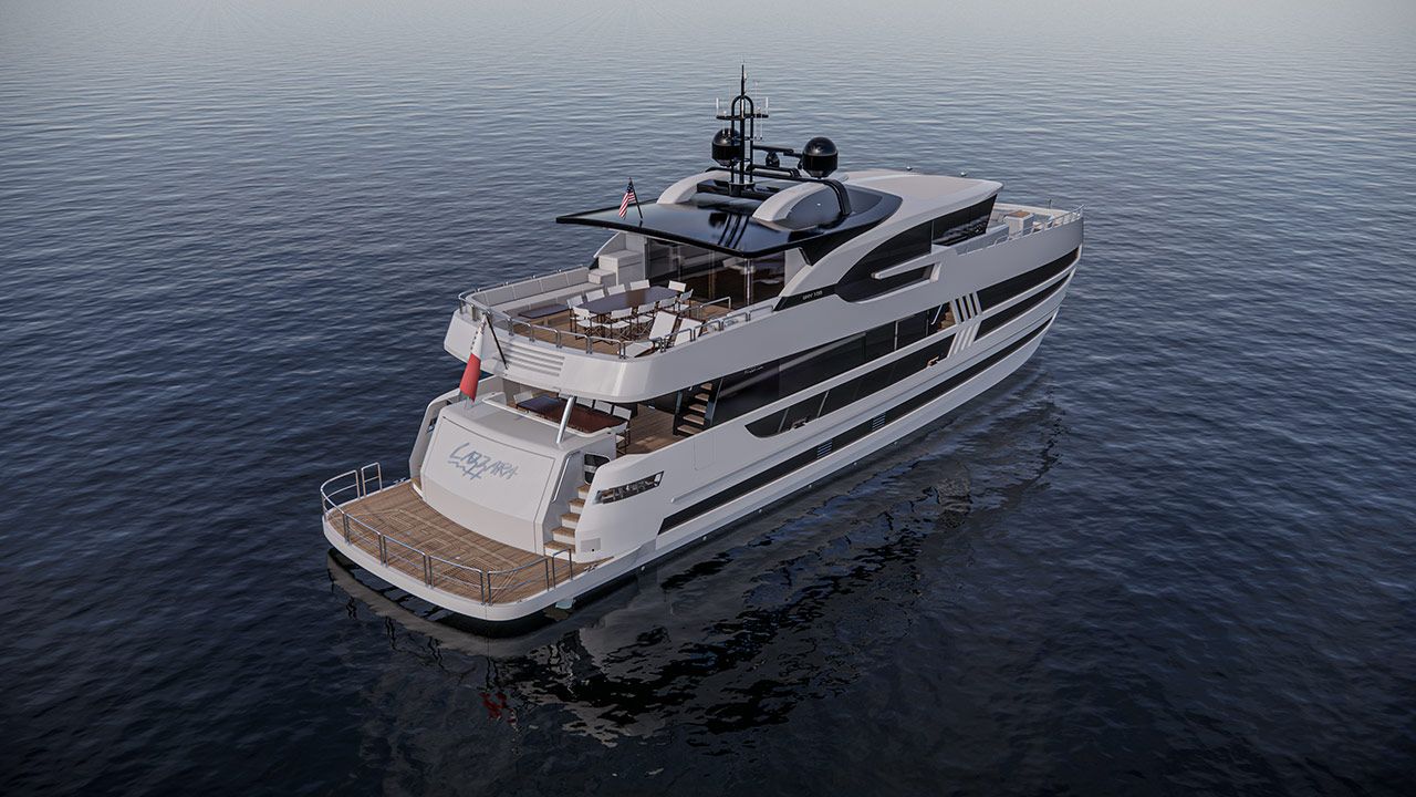 2021 Lazzara Yachts UHV 100
