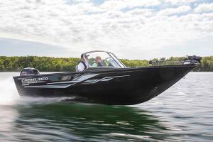 Crestliner 1750 Super Hawk WT JS aluminium fish-and-ski boat with outboard motor