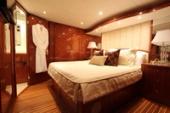 Altima 61 Pilothouse master stateroom with queen berth