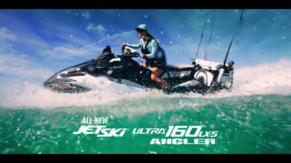 Kawasaki Jet Ski Ultra 160LX-S Angler in action on the water