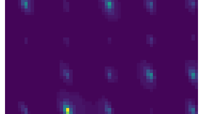 Glowing particles drift across a purple background
