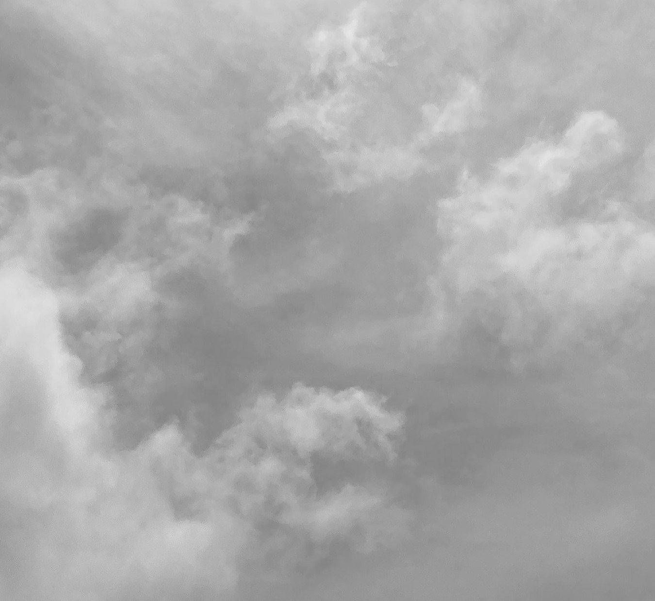Dense clouds fill the sky