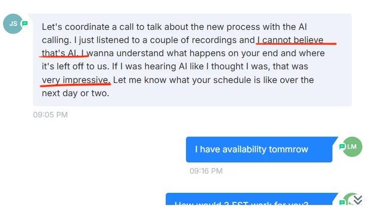 AI Front Desk Patient Coordinator Tesitmonial AI front desk patient coordinator testimonial