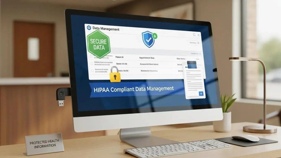 Secure data management in chiropractic clinic with compliance features