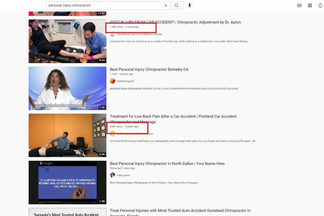Video marketing and content marketing for personal injury patients lasts on the web and is highly effective.