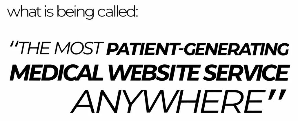 #1 For Medical Website Design & Patient Conversion (6)