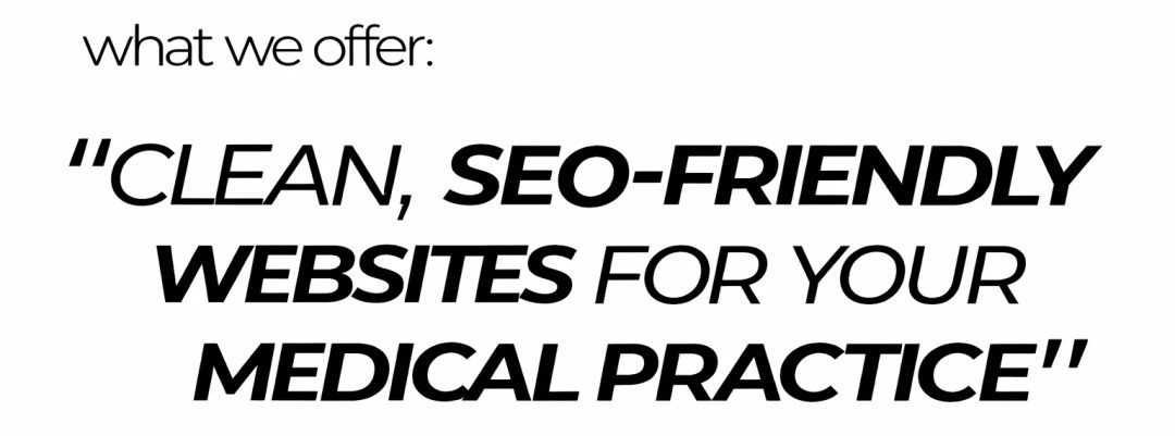 SEO friendly medical website