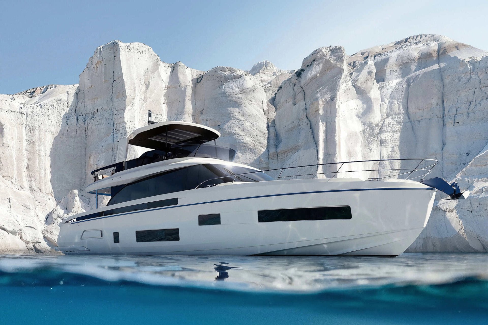 Azimut Fly 70 — wizualizacja producenta