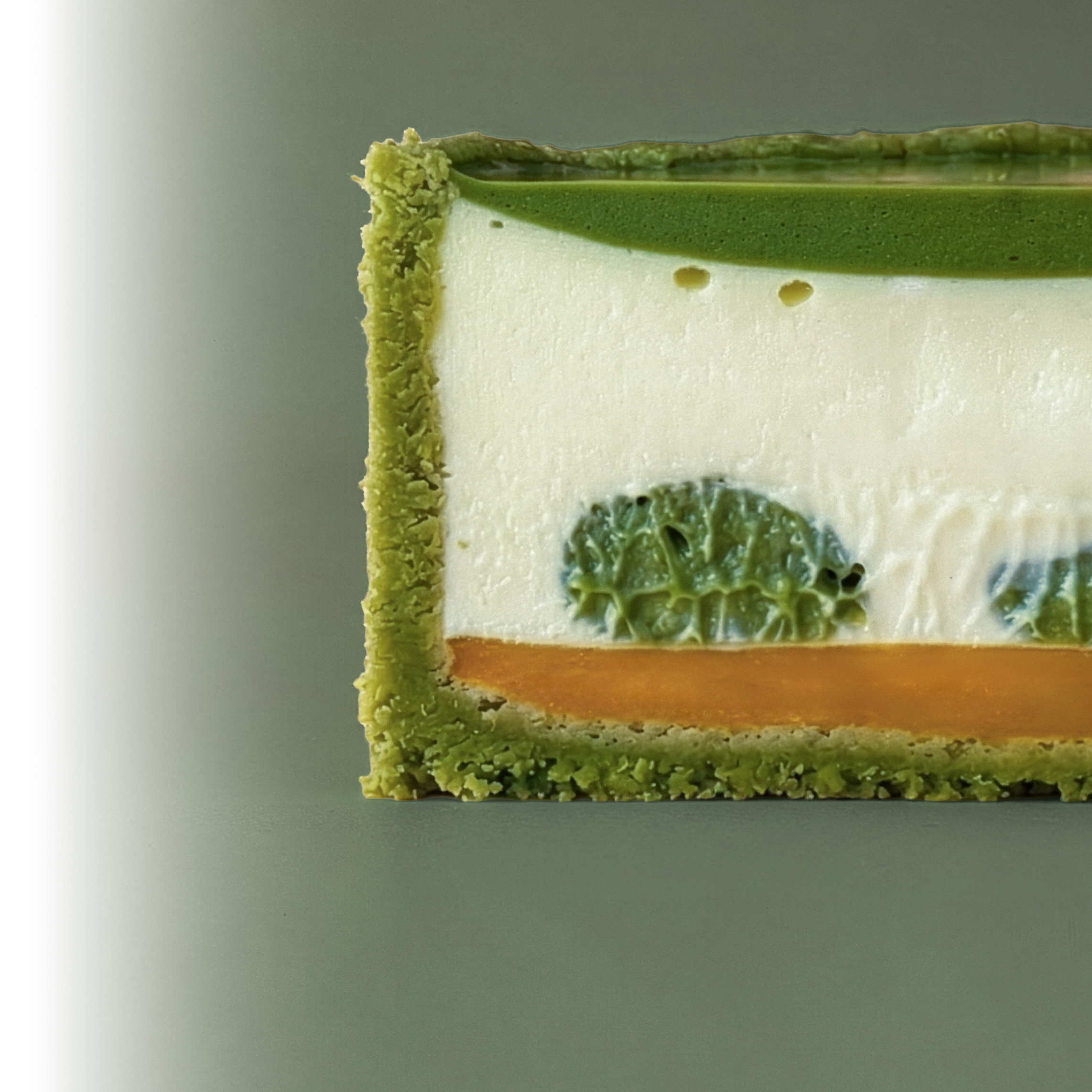 Matcha Passion Fruit Cheesecake