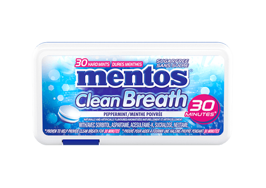 Mentos CleanBreath Peppermint | Mentos Canada