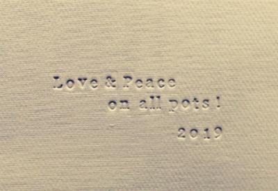 第13回 岩見晋介「すべての器にLove&amp;Peace」展（岩見晋介） 作品 1