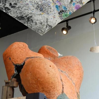 素材と表現｜小野正穂 「そら」-Art Space Jonaizaka（小野正穂） 作品 2