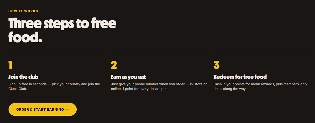 How to join Cluck Clucks Loyalty Program