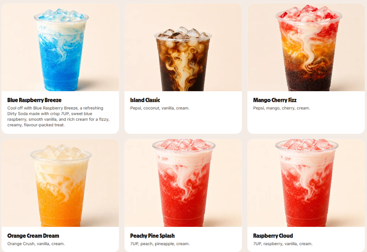 best dirty soda from Cluck Clucks Toronto
