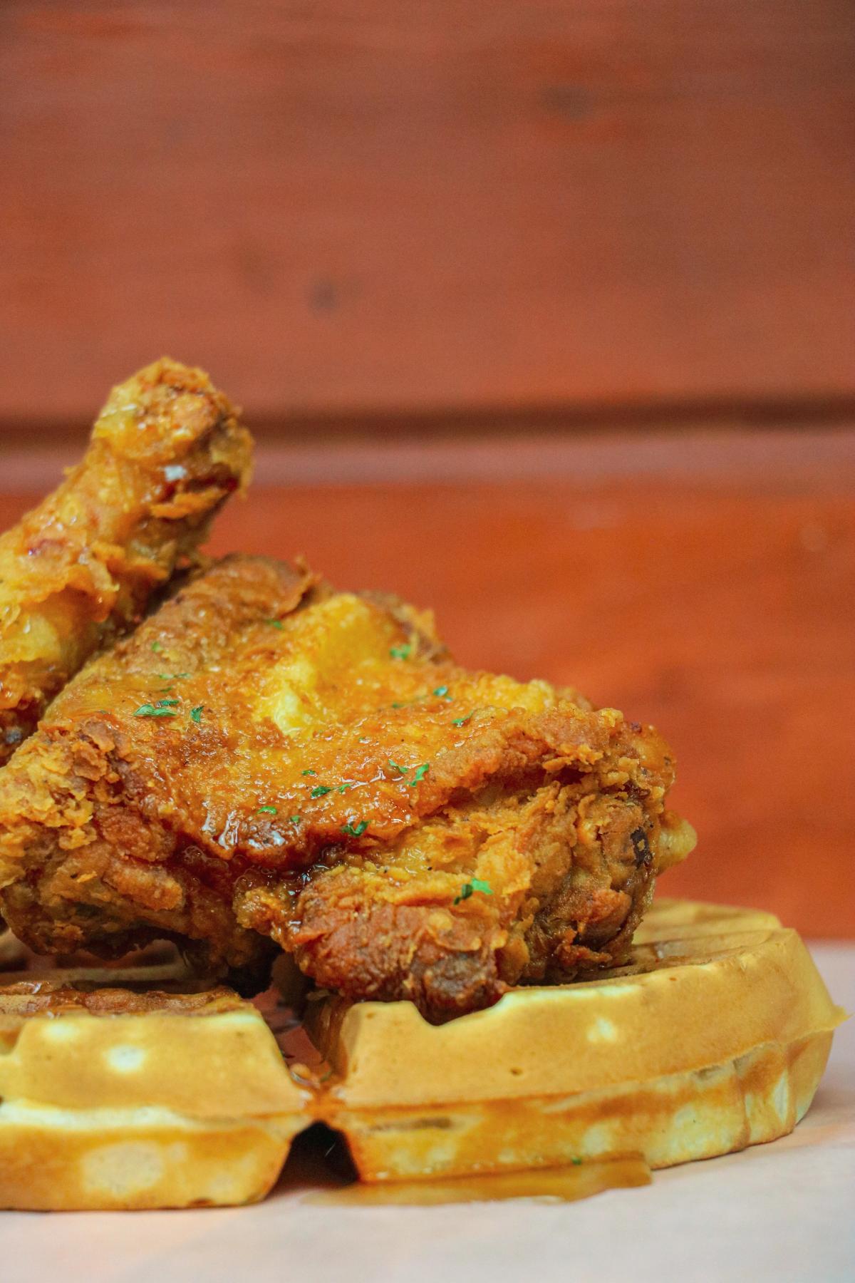 Chicken and waffles