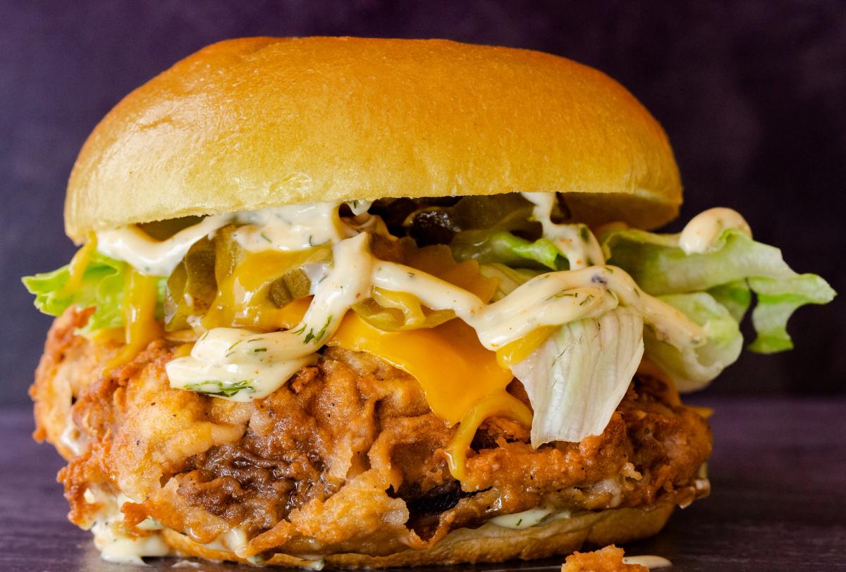 fried chicken burger to find in Toronto