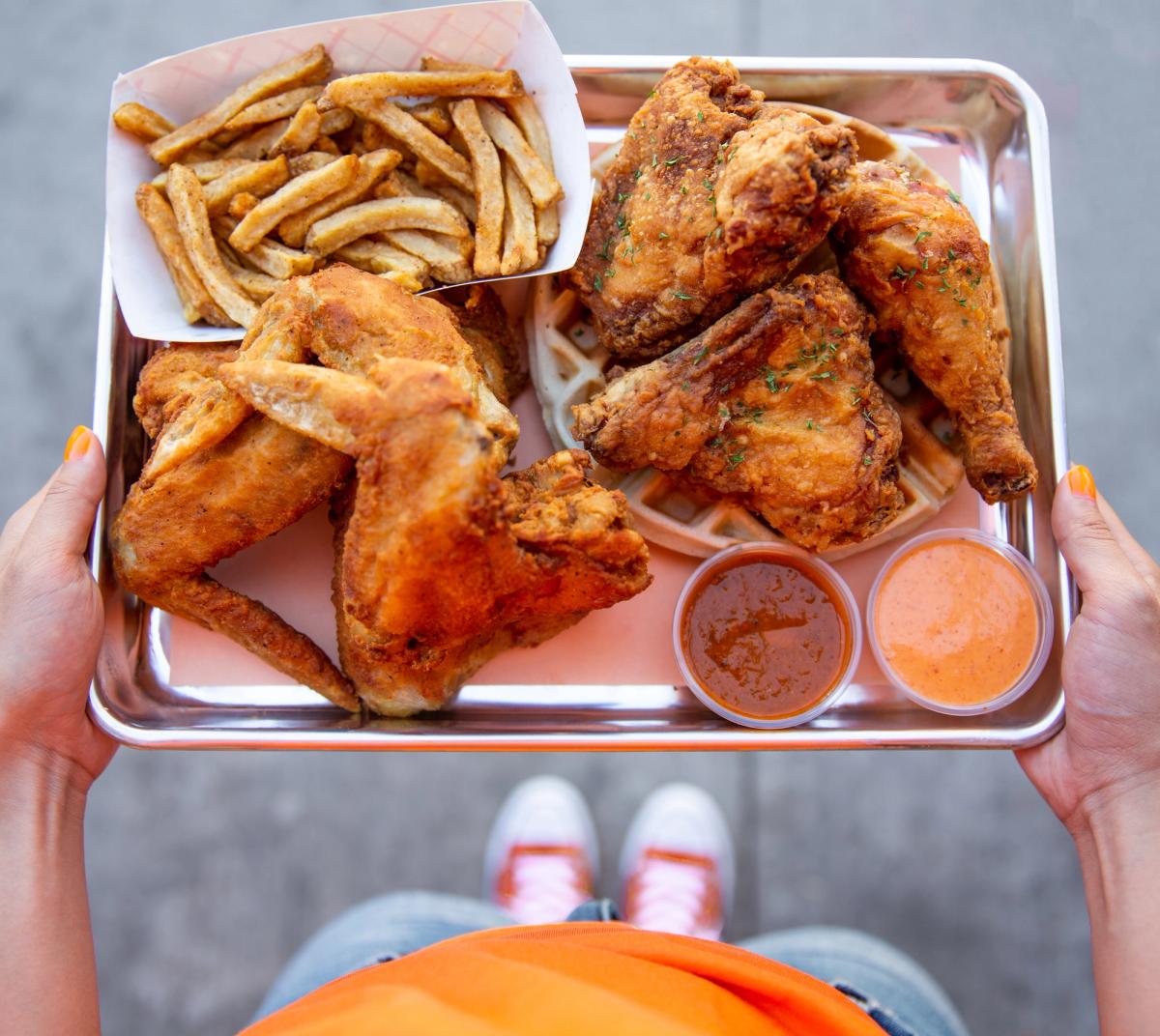 Chicken tender & sauces