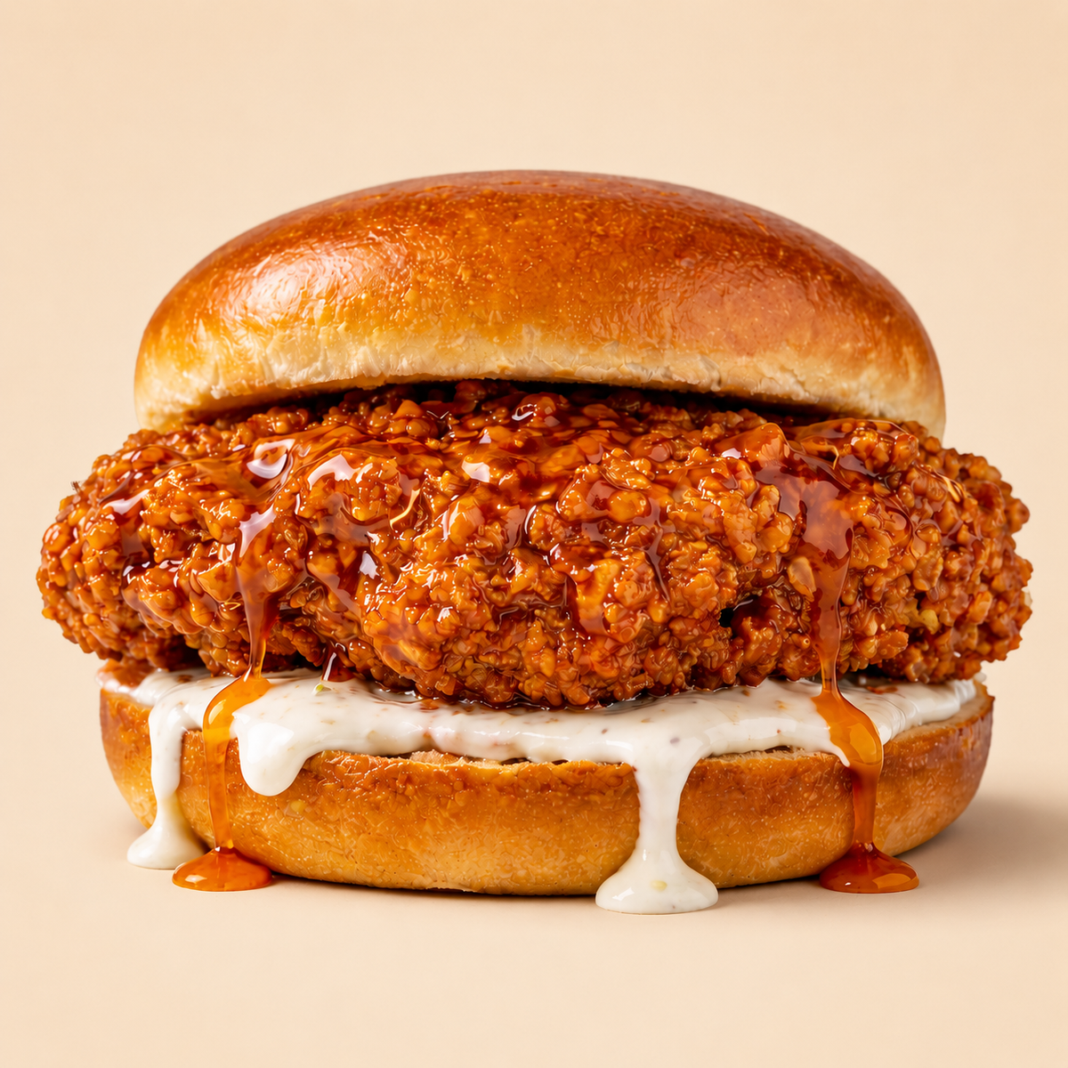 Halal chicken burger