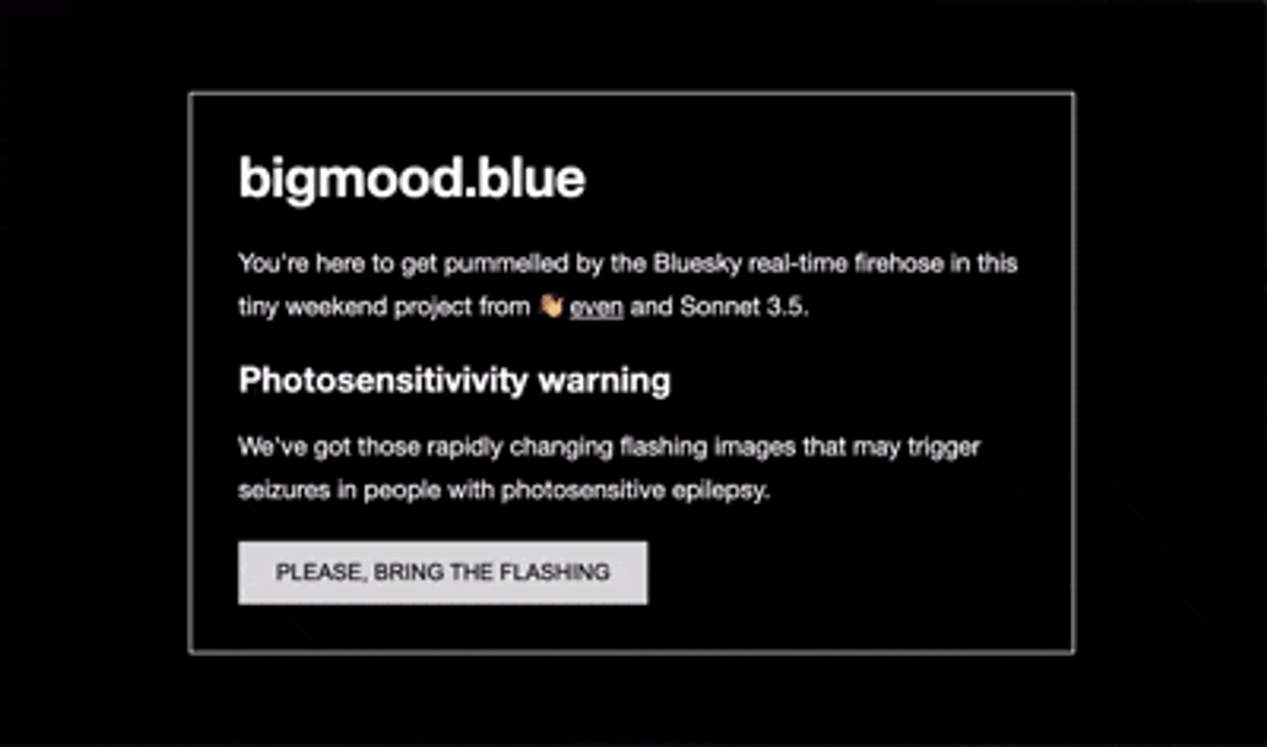 Bluesky image firehose: Bigmood.blue