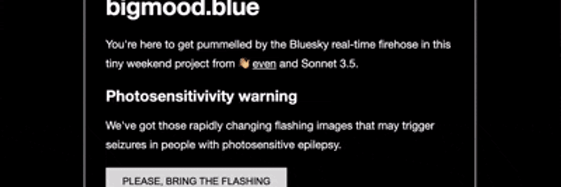 Bluesky image firehose: Bigmood.blue