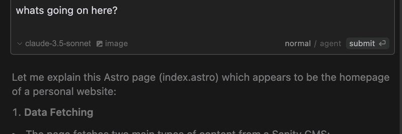 Vibe coding this site: takeaways