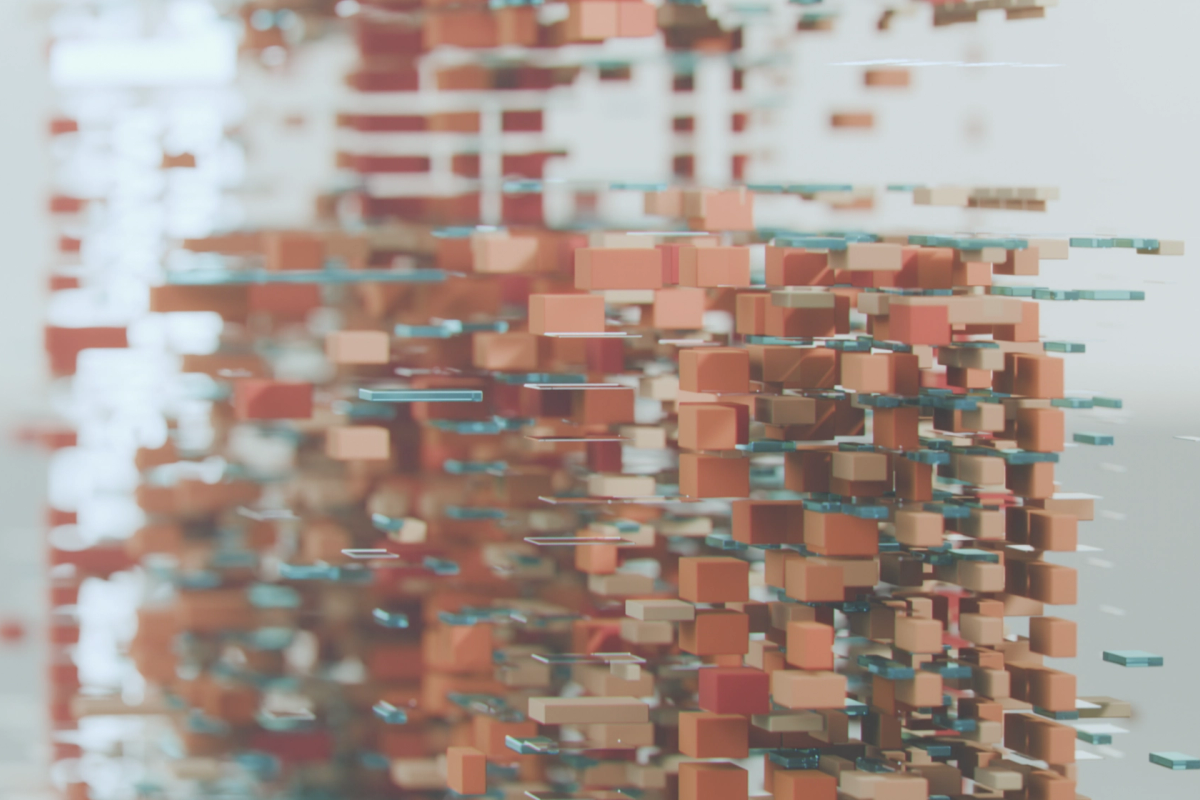 An out of focus shot of blocks representing invites