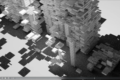 grainy image of a bunch of squares