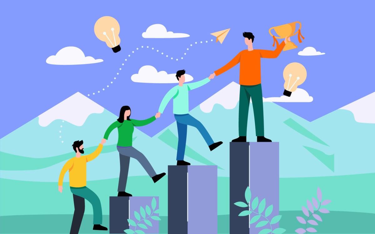 Community supporting each other's growth and success. ⭐