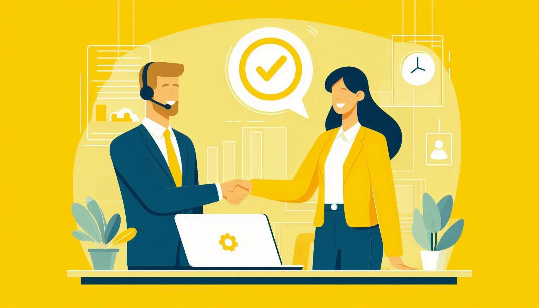 Business professionals shaking hands to represent trust, ethical partnerships, and successful collaboration.