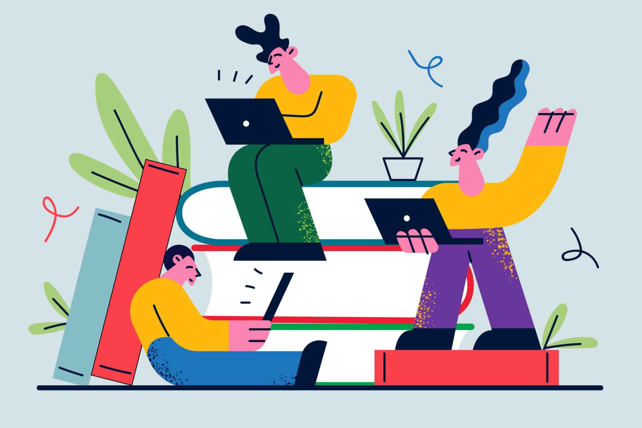 Entrepreneurs learning and growing through knowledge. ⭐