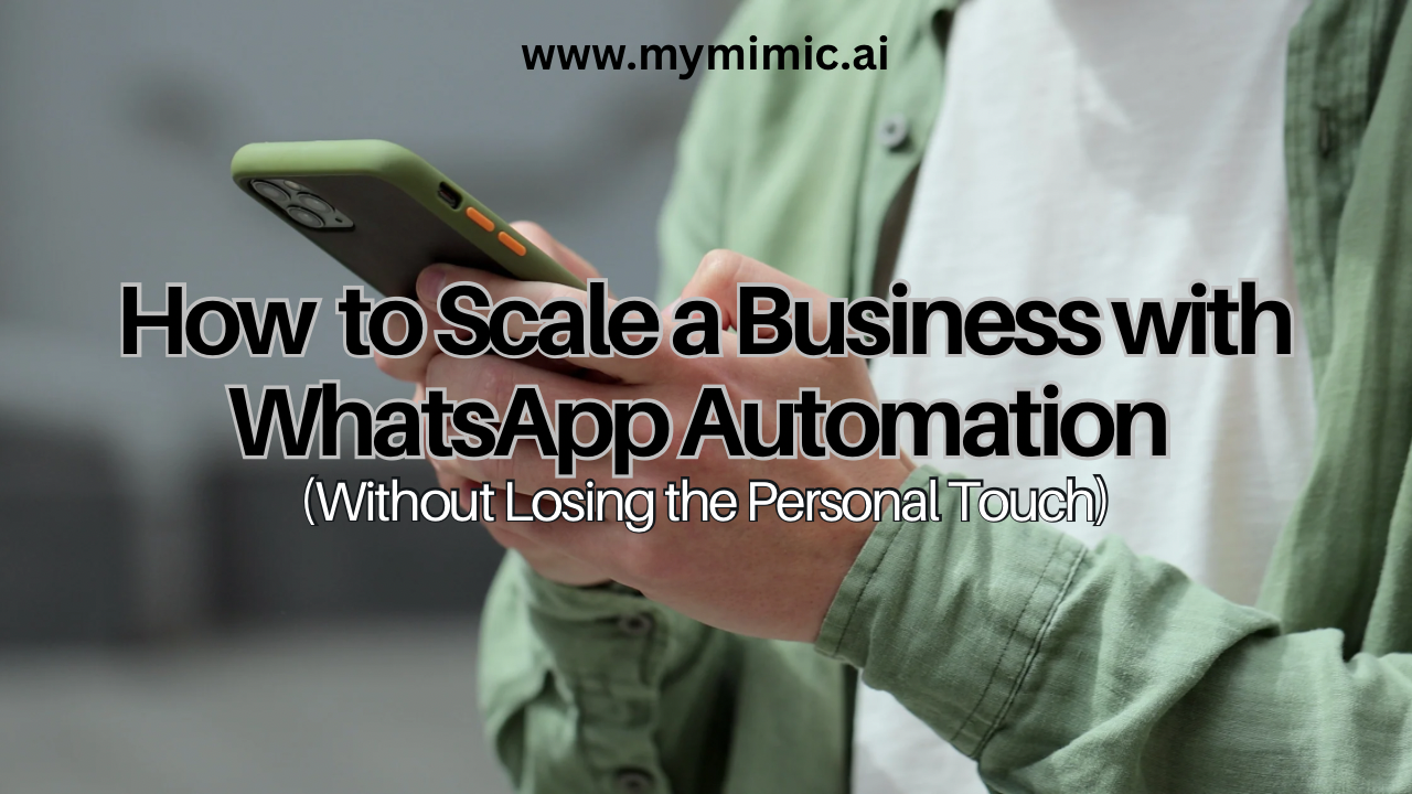 How to Scale a Business with WhatsApp Automation (Without Losing the Personal Touch)