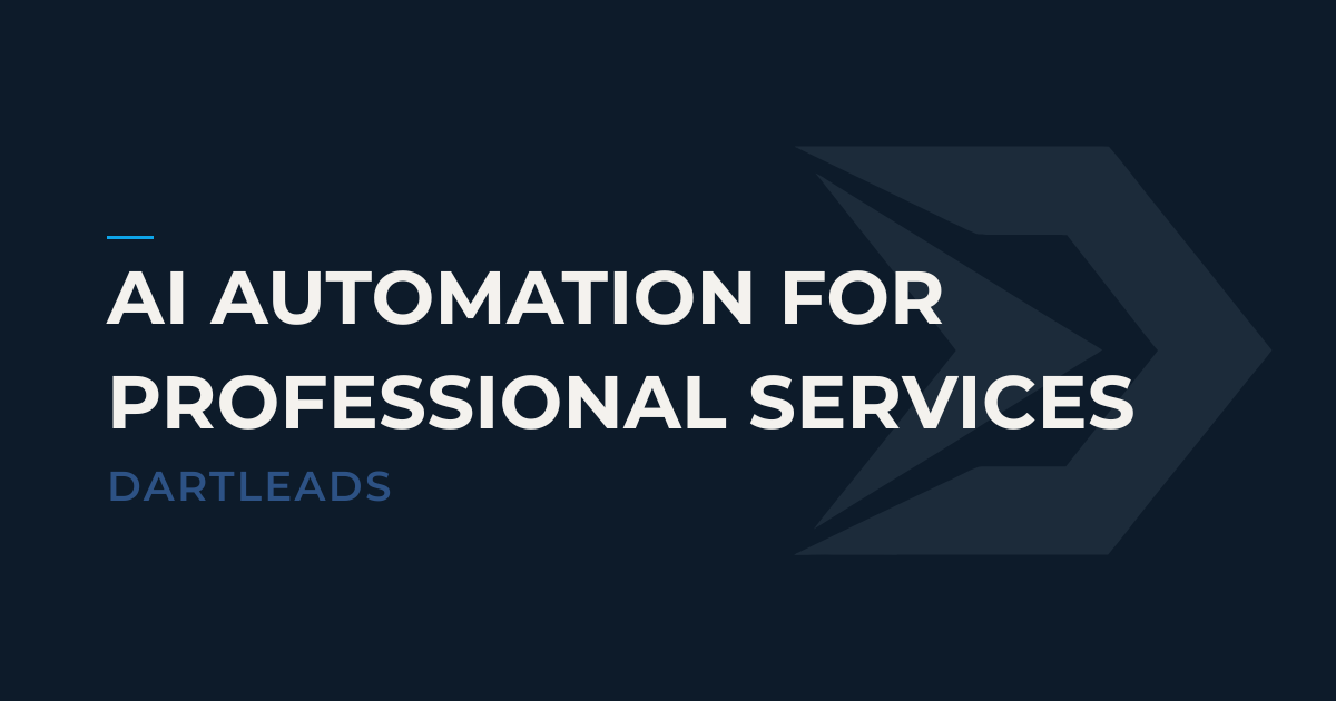 AI automation for professional services businesses
