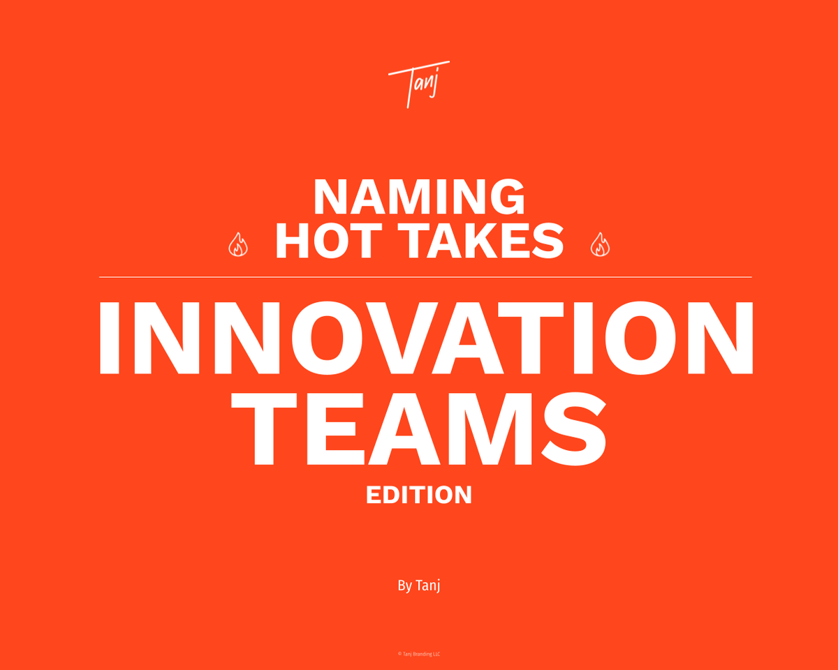 Naming Hot Takes - Innovation Team Edition