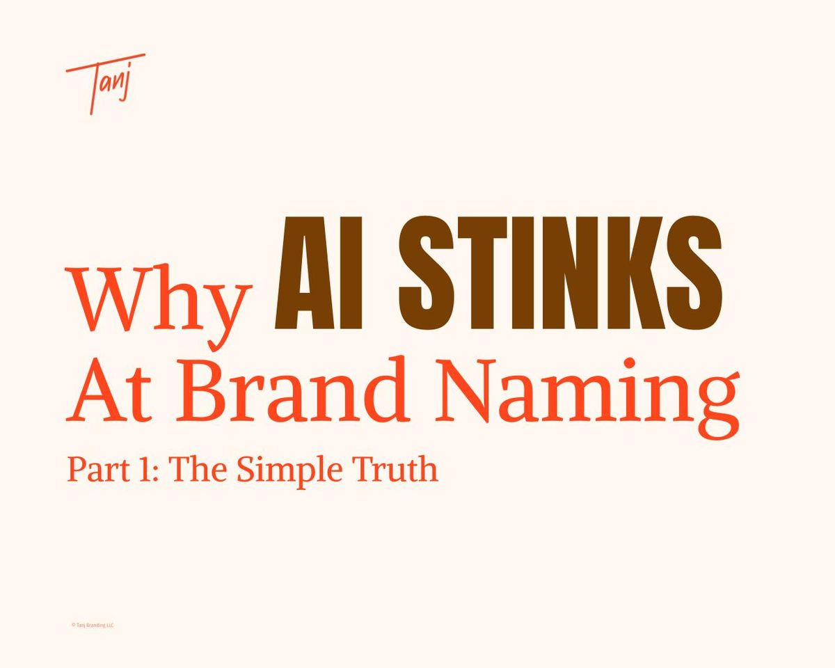 Why AI Stinks at Naming