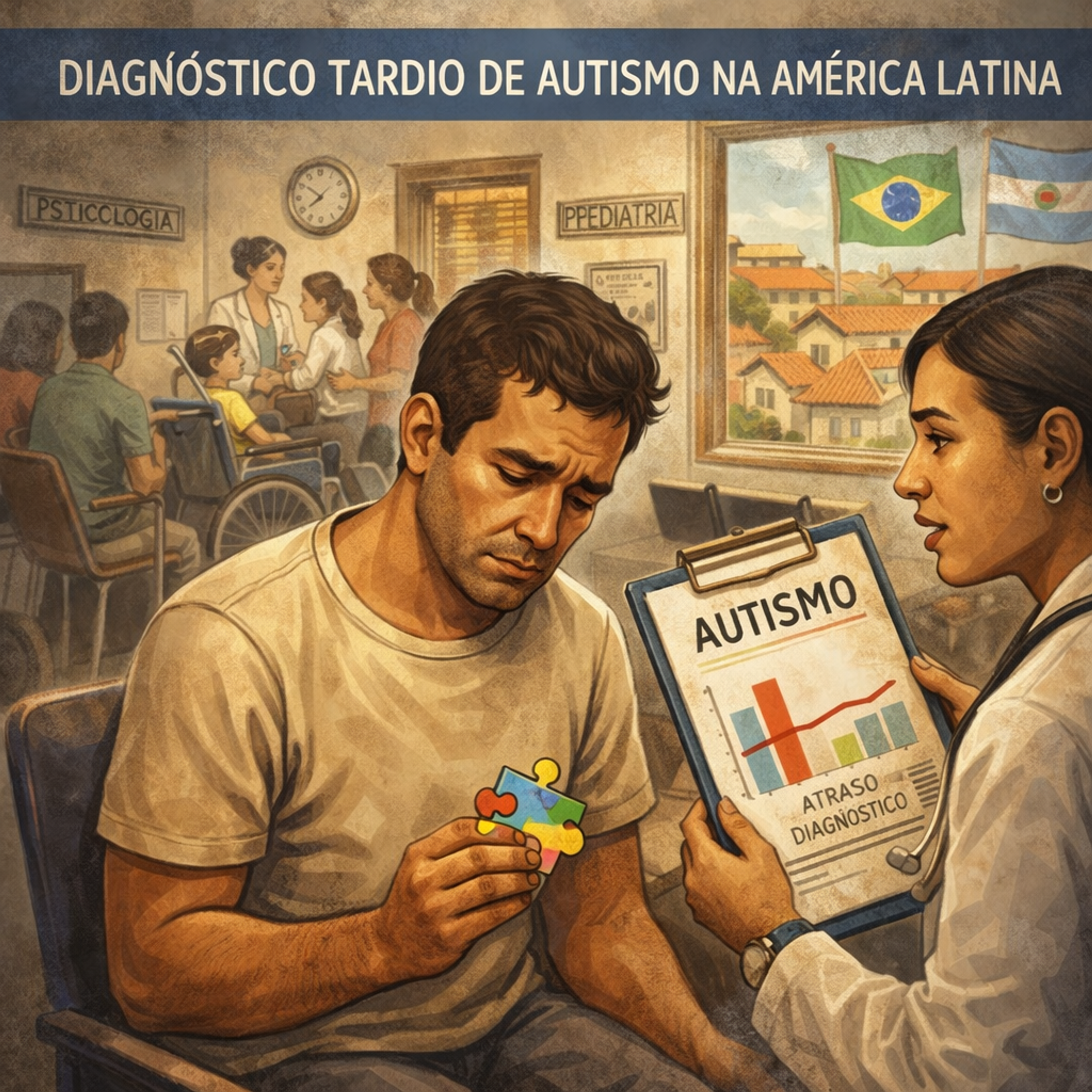 Diagnóstico tardio de autismo na América Latina