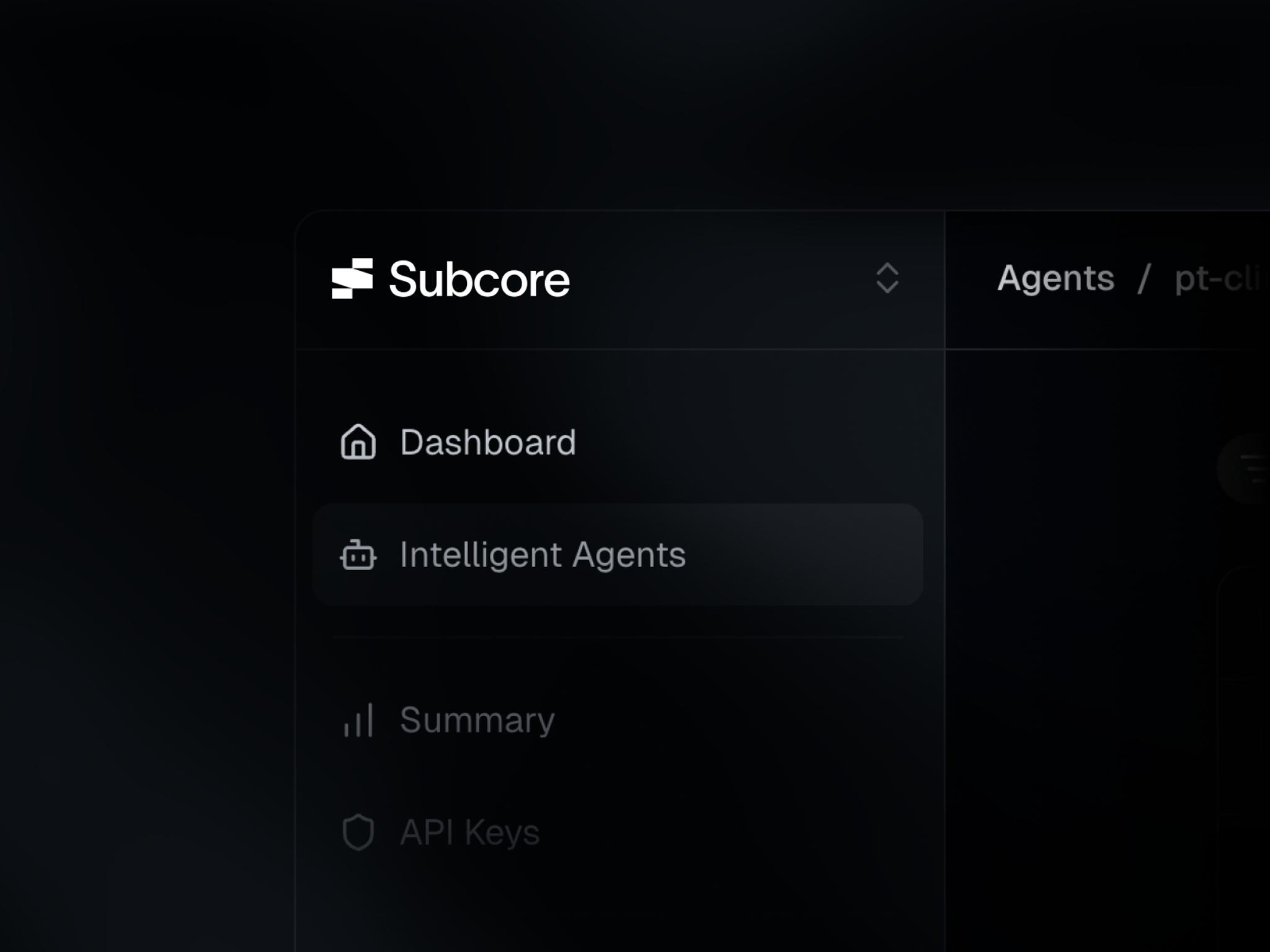 Subcore Dashboard App