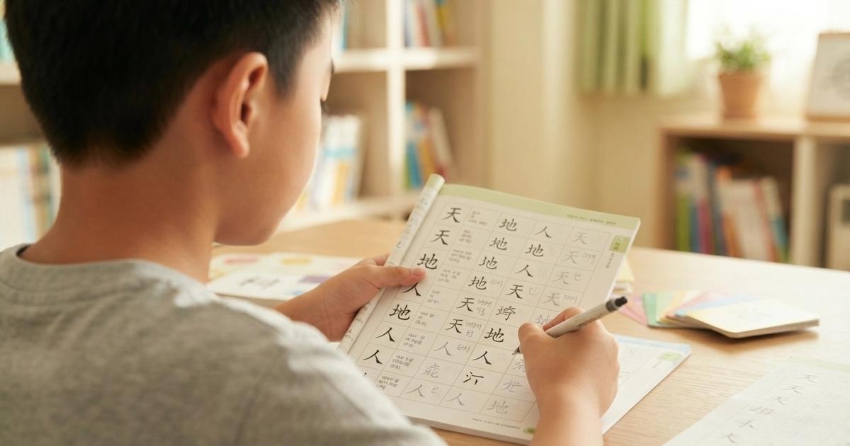 초등학생 방학 동안 한자검정 몇 급까지 끝낼 수 있을까? (방학 학습 플랜)