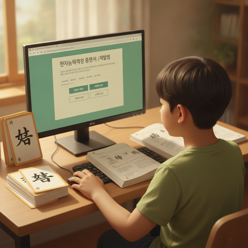 한자급수 자격증 증명서 발급·재발급 방법 총정리